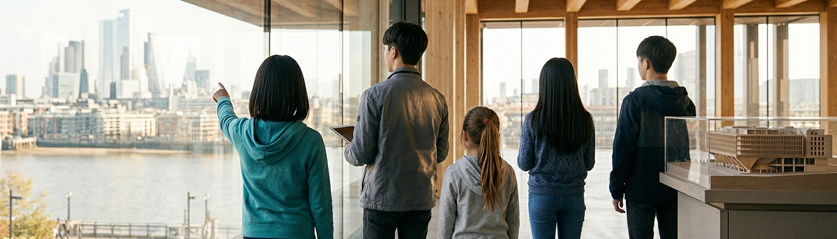 청소년 건축 아이디어 공모전 활동 장면